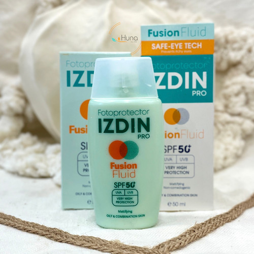 فلوئید ضد آفتاب فیوژن فلوئید ایزدین پرو SPF50 حجم 50 میلی لیتر IZDIN PRO Fusion Fusion Fluid