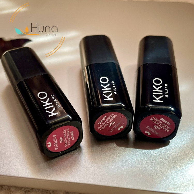 پک سه عددی رژ لب کیکو میلانو اصل | KIKO Smart Fusion Lip Set 03 – کدهای 405، 406 و 407